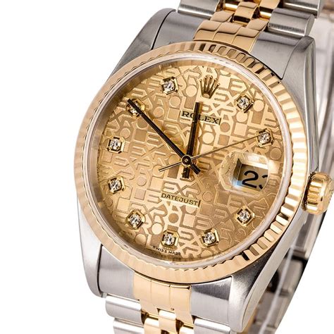 rolex datejust champagne jubilee dial